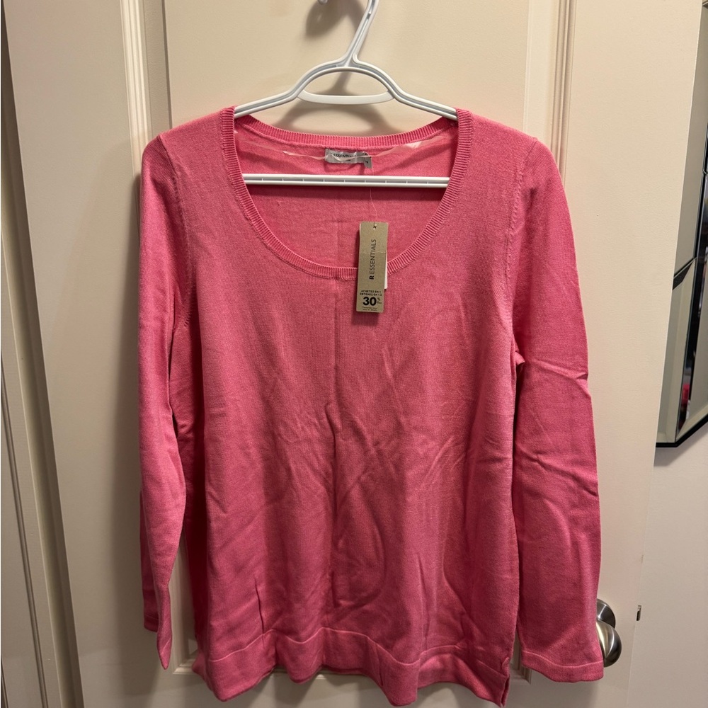 Pink Sweater R Essentials by Reitmans w/ Tags